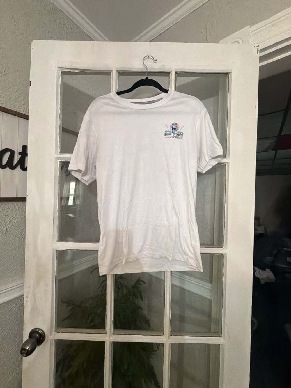 GOAT USA Party At The 19th Hole Golf T-Shirt White Small